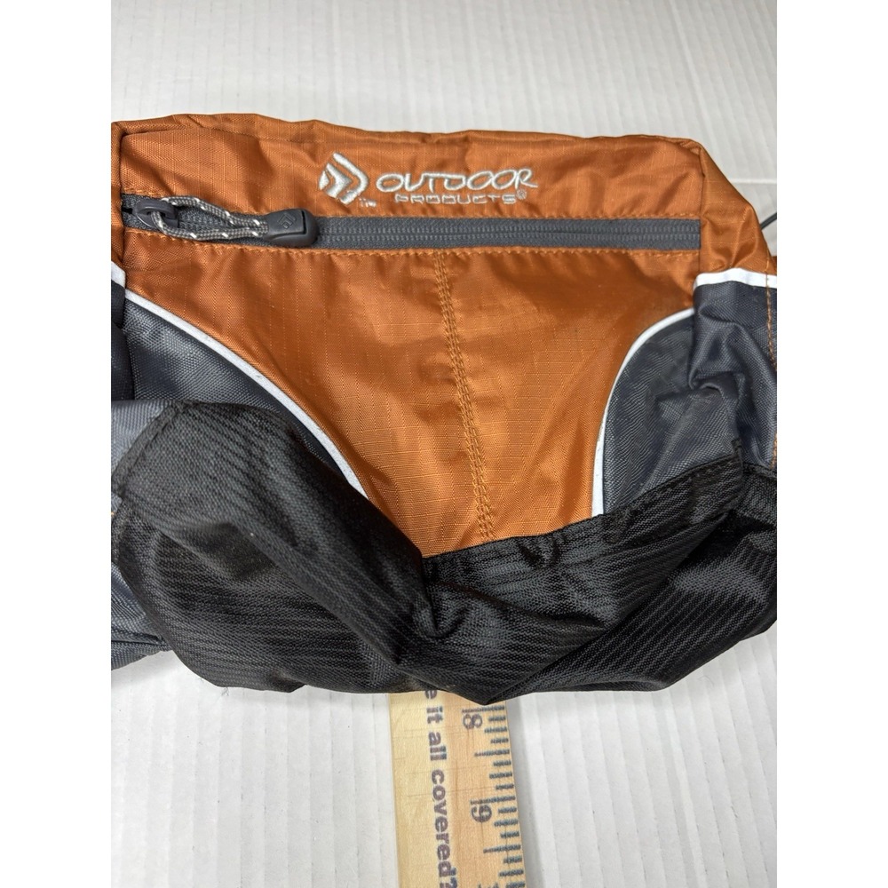 Outdoor Products Mojave 8.0 Hiking Waist Fanny Pack in Orange And Gray